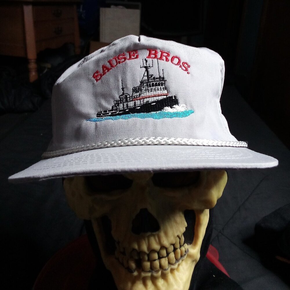 Deadstock Vintage Sause Bros. Ocean Towing Rope Snap Trucker Hat Cap